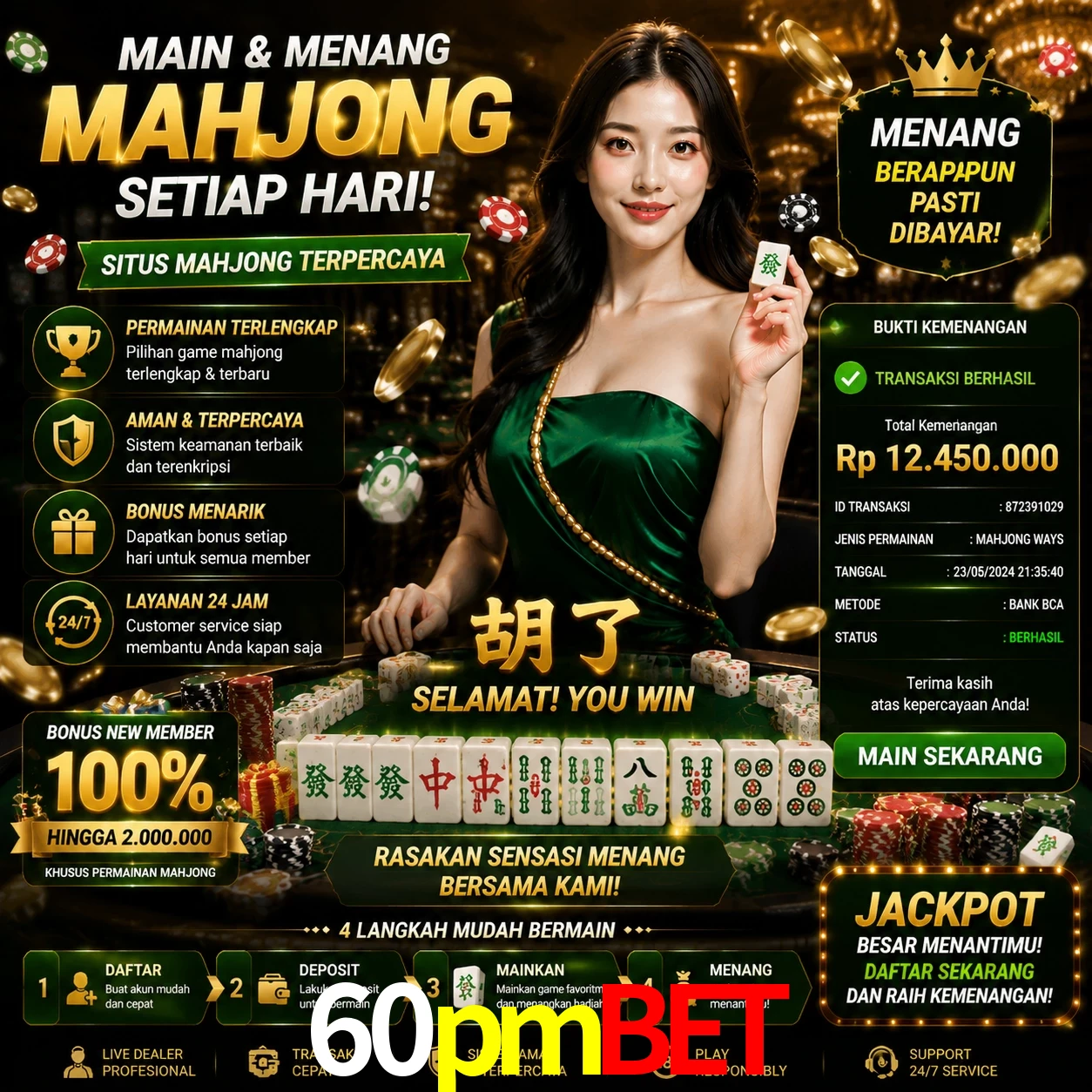 Ganhar e sacar na 60pmbet
